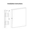1Pcs Double Opening Door Hinge With Inner And Outer Automatic Closing Silent Hinges 3/4/5/6inch Stainless Steel