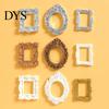 Vintage Mini Photo Frame Baroque Picture Retro Small Tiny Style DIY Accessories for Jewelry Mobile Phone Cases Refrigerator Magnets Craft Sturdy Resin