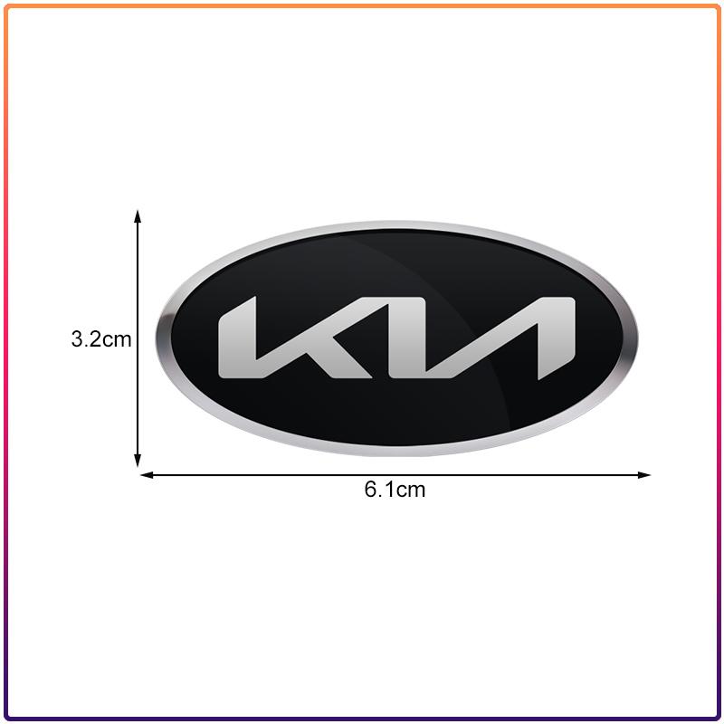 1Pcs ABS Car Steering Wheel Center Emblem Sticker Accessories For KIA Ceed Sportage Rio K5 K6 K7 K8 Optima Cerato Proceed Venga Sedona Forte