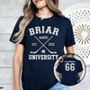 Off Campus Serie Briar University Di Laurentis 66 Shirt Hockey Rounisexce Shirt Briar U T-Shirt Sommer Unisex Unisex Baumwolle Y2ktShirt