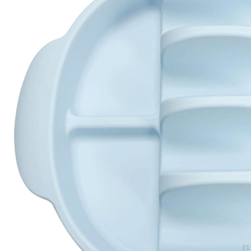 Silicone Taco Holder Serving Tray Non Slip Kitchen Gadgets Portable Stand with Slots for Party