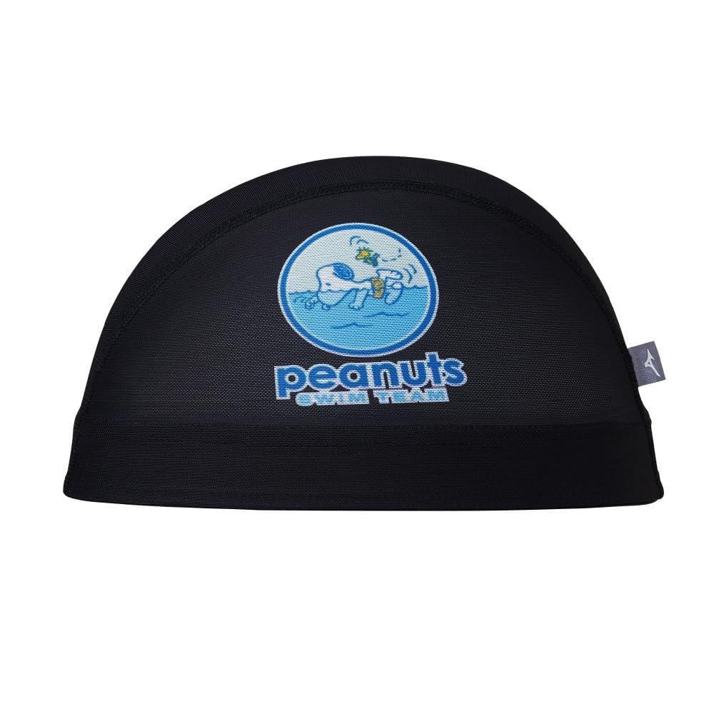 MIZUNO Swim Mesh Cap Limited Edition N2JWD331 Black L [PEANUTS]