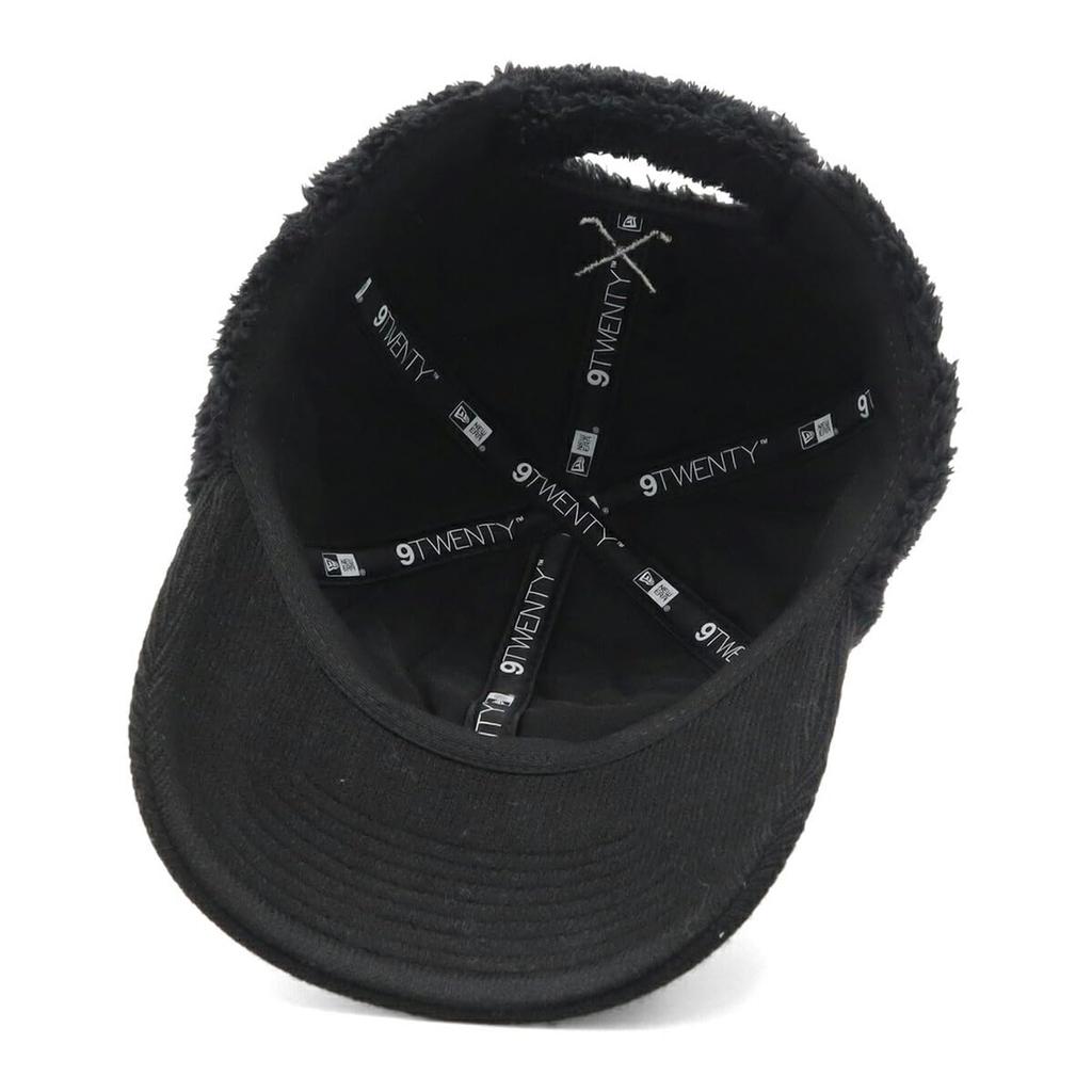 New Era 9TWENTY Mink Fleece Golf Sizes 920 MINK FLEECE POM Women's Cap, Black, M/L (GFW BLK)