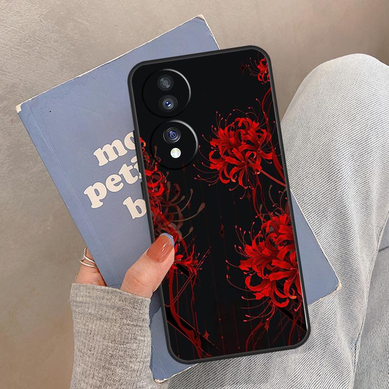 Lycoris radiata Case For Honor Magic 8 7 6 5 Pro Cover For Honor 400 200 X9c X9b X9a X8a X8b 50 70 90 Lite