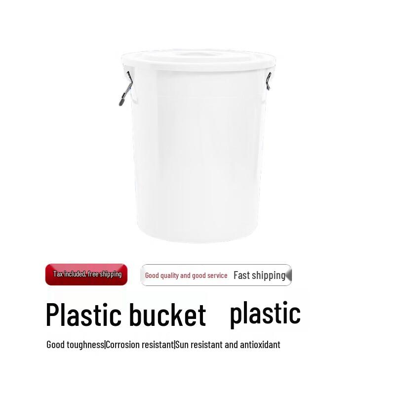 Langxi Plastic Food Grade Storage Bucket with Lid 50L