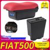 Fits 11 Fiat 500 Models: Center Console Armrest Box Storage Modification