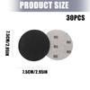 30PCS Wet Dry Sandpaper Discs High Efficiency Grinding Quick Change Backing for Paint Wood Metal Surfaces Wood Polishing