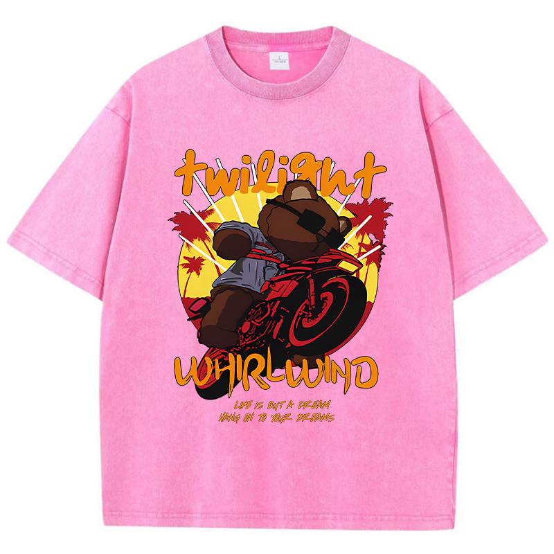 Charming Butterfly Persist In Your Motorcycle Dream Tshirts Man Casual O-Neck T-Shirt Breathable Summer Tshirt