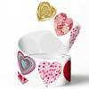 Rollenförmige Valentinstags-Herz-Liebesaufkleber für Geschenke, Hochzeiten, kommerzielle Dekoration, nicht trocknende Klebeetiketten