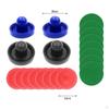 1 Set Mini Air Hockey Pushers and Pucks, Paddles Slider Pusher Goalies