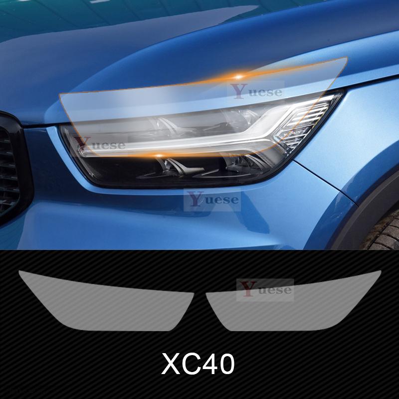 Für Volvo XC40 Autoschutzfolie Scheinwerfer Spiegel Folie TPU Klar Kratzfest Aufkleber