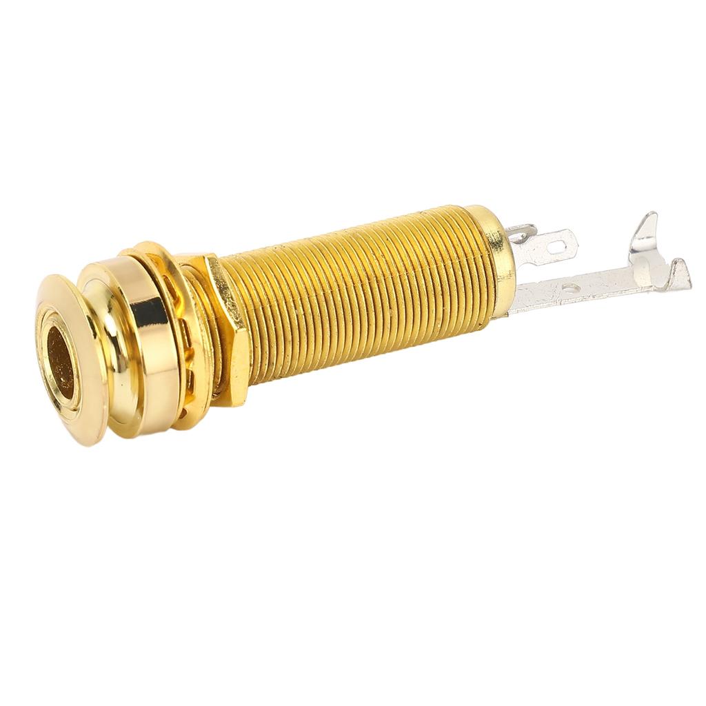 Guitar Bass Barrel   1Celsius4 Inch Reduce Noise Metal Cylinder Output   Socket for Electric Guitars Basses