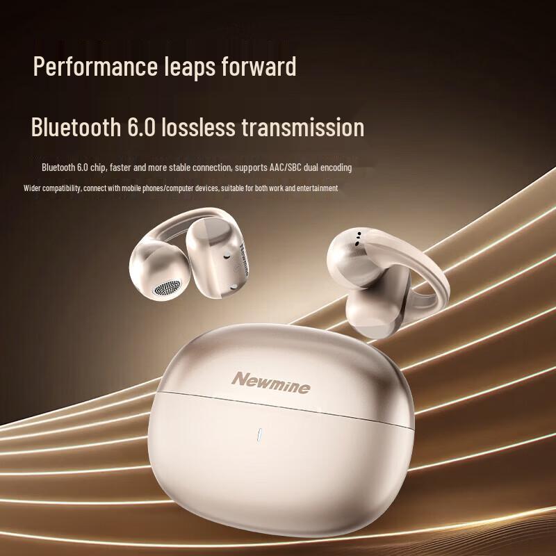 Newsmy J09 Clip-Ear Open-Ear Bluetooth Earbuds