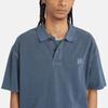 Timberland Casual Breathable Slim Fit Short Sleeve Polo Shirt Men tops Deep-Sapphire-Blue A42D5-433