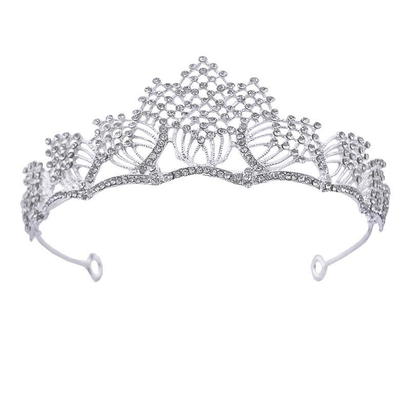 Neue Hochzeitskrone Kopfbedeckung Braut Grand Luxuriöse Strass Hochzeit Abendessen Hochzeit Stil Krone