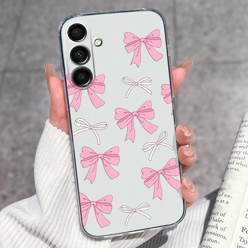 Casing For Samsung A16 A17 A15 A14 A13 A12 A10 A26 A25 A24 A23 A22 Phone Cover Cute Penguin Pattern Transparent Silicone Shell For Samsung Bumper Case