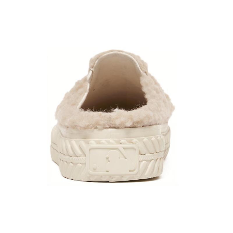 MLB Playball Mule Low-Top Skateboard Shoes Unisex Beige Sneakers 3AMUUD216-50SAS