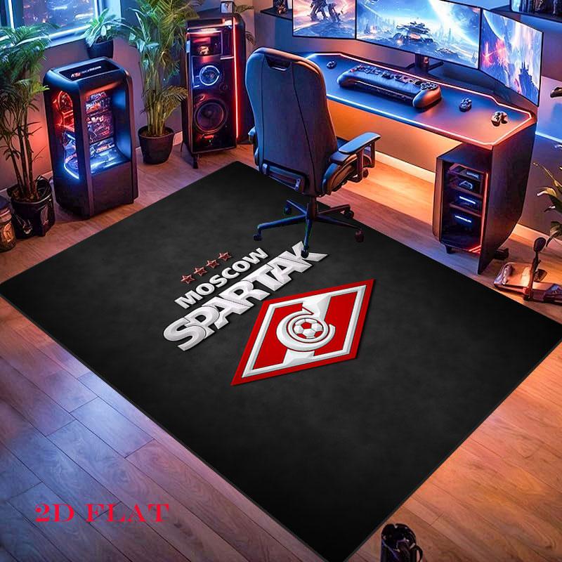 Spartak Moscow Battle Carpet Rug for Living Room Bedroom Home Sofa Decoration,Kids play Nonslip Floor Mat