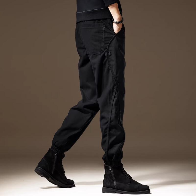 Men s American Style Loose Fit Cargo Jogger Pants 4XL