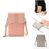 New 2023 Women's Crocodile Pattern Belt Buckle Cover Bag Multi-functional Mini Phone Bag Pu Leather Material