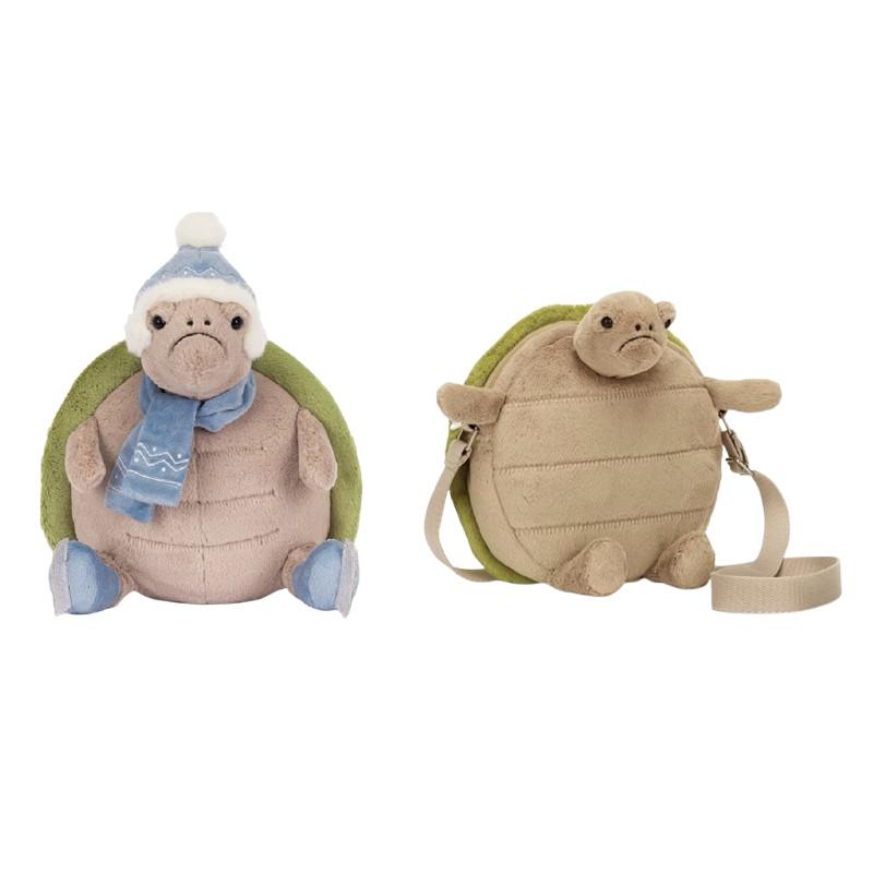 Timi Turtle Plush Crossbody Bag Made Of Short Pile Plush For Teens Collectors