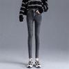 High-waisted Jeans Women's Pants Autumn and Winter Velvet New Outer Wear Thickened Tight Elastic Versatile Small Feet Pencil Pants