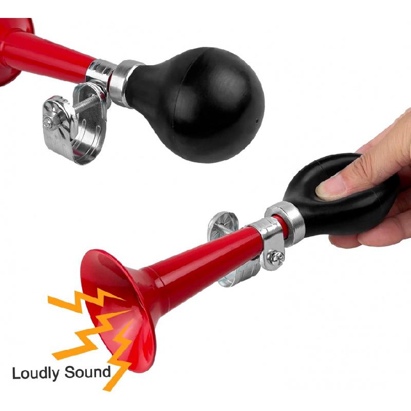 Aluminum Alloy Bike Horn, Loud Bicycle Horns for Kids and Adults,Retro and Easy-to-Install Bicycle Accessories