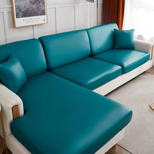 PU Waterproof Sofa Cushion Covers Elastic Sofa Seat Slipcover for Living Room Sofa Cover AirChair Couch Cover Home Decor Cover