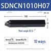 Rhombic CNC External Turning Tool Holder, 62.5° Lathe Clamping Tool, Models SDNCN1212H07/1616H11.