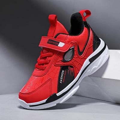 Kids Cartoon Spider Sneakers Boys Waterproof Sports Shoes Outdoor Non-slip Tennis Shoes Lightweight Casual Running Shoes