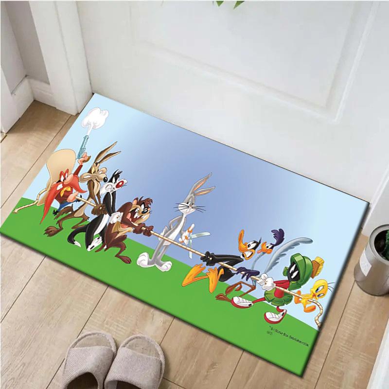 

1pc Office Carpet Chair Mats Tug-of-War Looney Tunes Perfect for Office Chairs, Living Rooms, Or Bedrooms,Polyester Carpet.HDT174 60cm by 90cm