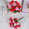 Chrysanthemum Bouquet Artificial Flowers for Vase Decoration Composition 35 Cm - Pink