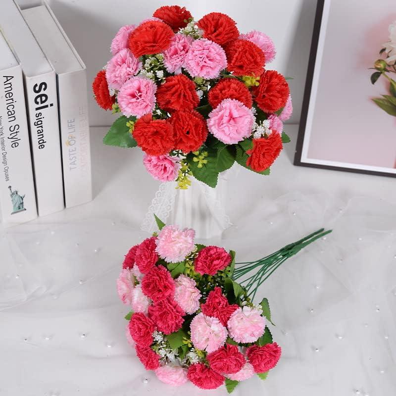 Chrysanthemum Bouquet Artificial Flowers for Vase Decoration Composition 35 Cm - Pink