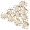 40Pcs Hollow Earrings Wood Handicraft Fashion Shop Ornaments Decorations Painting