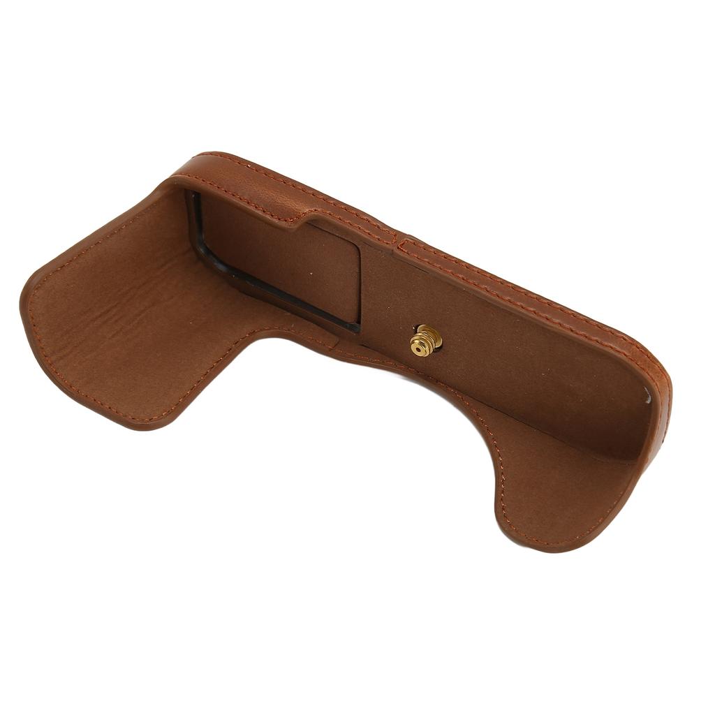 For Zfc Protective Case Artificial Leather Wear Resistant Half Case for Fujifilm Zfc Camera