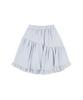 DELICCENT Striped Frill Skirt [Sky Blue]