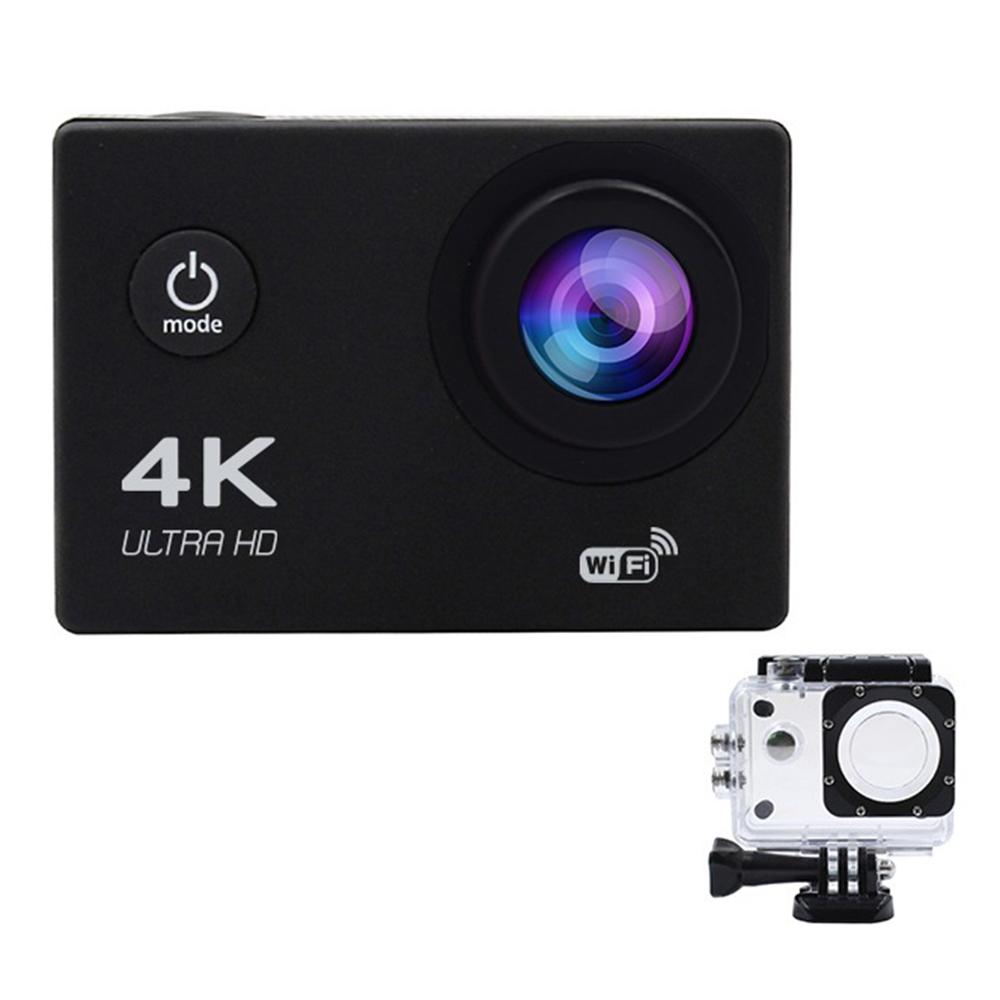 

F200 2.0 Inch 140 Degree Wide Angle WiFi Underwater Action Camera 4K Video Cam Black