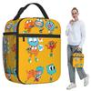 Borsa Pranzo Termica Gumball per Donne Ufficio Borsa Frigo Termica Scatola per Cibo Borsa Tote Contenitore Portatile per Pranzo