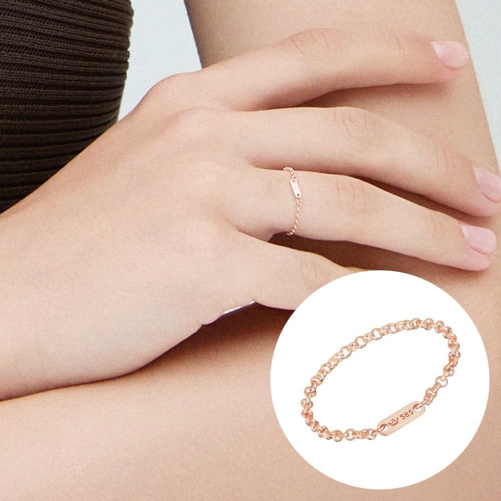 

J.Livera 14K Ring (Jjjtr05B7048R4130) No. 17 60mm