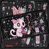 Kawaii Pink Cat Zoned Mtg Tabletop Desk Mat Game Mat Magic Party Play Mat Hybxaxc Durable Rubber Game Mouse Pad Office Desk Mat