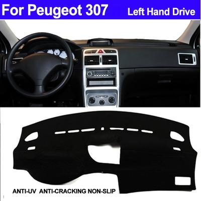 Car Sun Shade DashMat Pad Carpet Anti-UV Automobile Protector Car Dashboard Cover Dash Mat  For Peugeot 307 Car Styling