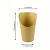 50pcs Multi-Use Disposable Paper Cups Eco-Friendly, Sturdy Design for Snacks, Desserts Parties  Ideal for French Fries, Cupcakes