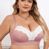 Large Size Push-up Comfortable Underwear for Big Breasts Small Adjustment Underwire Sexy Women's Bra