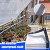 Klare Wasserdichte Schwerlastplane Regenfeste Abdeckung Gartenmöbelschutz Campingzeltzubehör für Terrassenpflanzen Hühnerstall