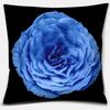 Modern Blue Flowers Collection Doublesided Printed pillow cover Short plush Suitable living rooms bedrooms throw cushion cover