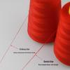 Black and White Thick Denim Sewing Thread Roll for Machine and Hand Sewing