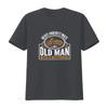 Motorbike T Shirt Biker MOTORCYCLE Never Underestimate An Old Unisex Unisexs Funny vintage Washed homme Comfortable fashion Unisex