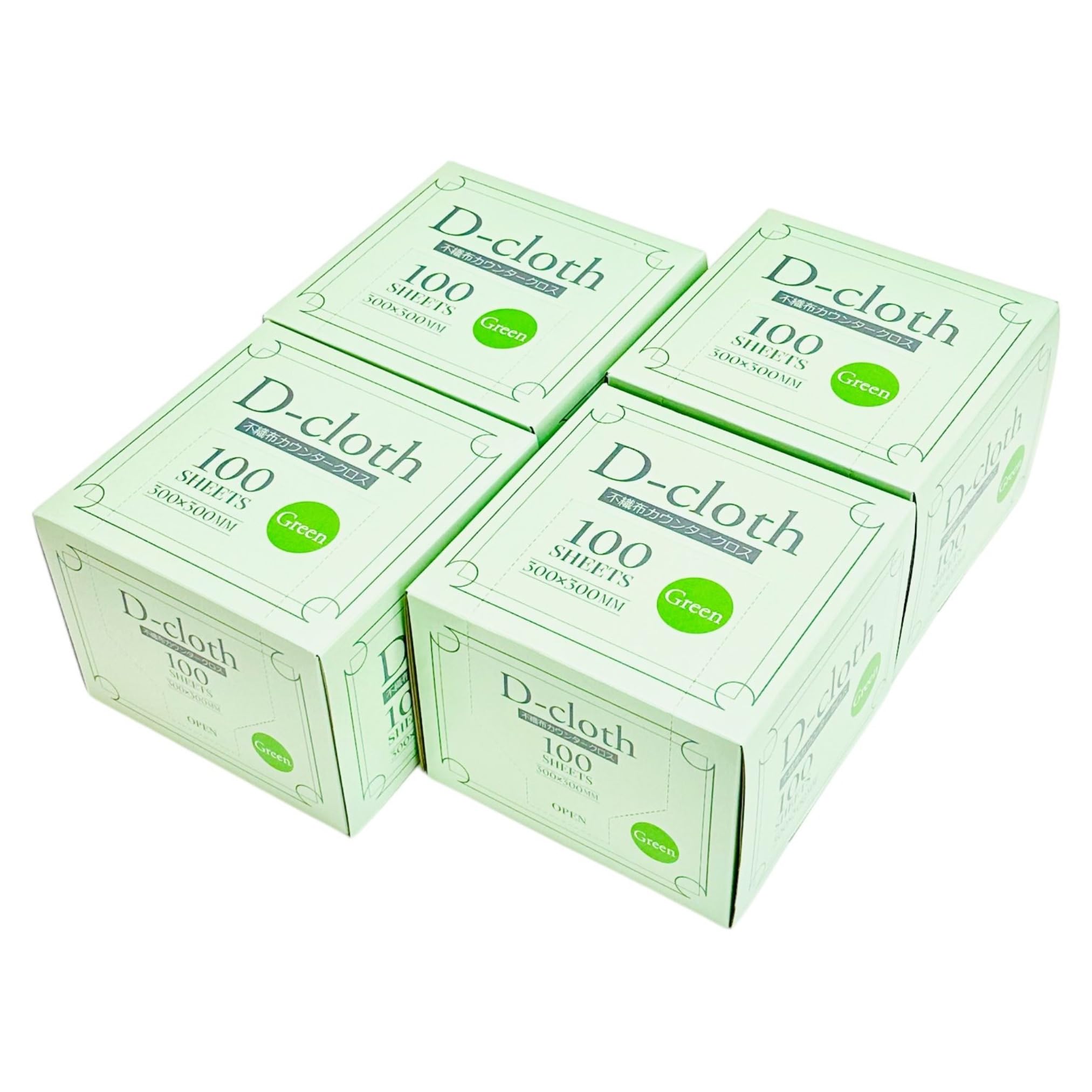 

value Dainichi Sangyo counter 30 x 30 400 sheets sheets x 4 disposable dish for home and commercial use [Great 400-pack] D-Cloth non-woven cloth, зелёный