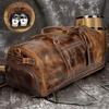 Mens Travel Bag Full Grain Leather Duffle Bag With Shoe Compartment Personalized Weekend Luggage Bag Christmas Gift Carry on Cabin Bag