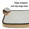 Jute Cat Bed 2-in-1 Cat Bed And Scratching Pad Breathable Pet Lounger Bed with Raised Edges Anti-Slip Bottom for Cats Small Dogs All Seasons
